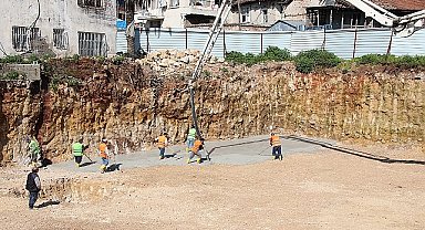Balbey Kentsel Yenileme Projesi'nde ilk beton döküldü