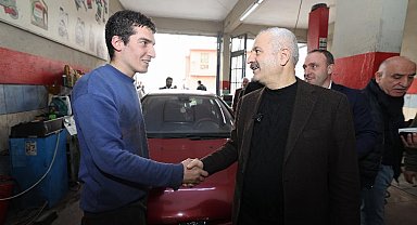 Başkan Adayı Büyükgöz'den Tatlıkuyu esnafına ziyaret