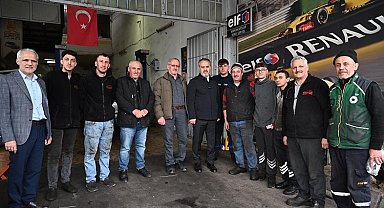 Başkan Aktaş esnafın görüşlerini birinci ağızdan dinledi