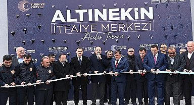 Başkan Altay Altınekin'e Kazandırılan İtfaiye Merkezinin Açılışını Yaptı