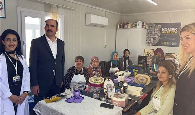 Başkan Altay, Hatay’da depremzedelerle buluştu