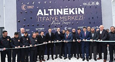 Başkan Altay itfaiye merkezi açılışına katıldı