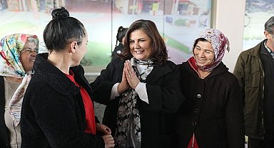 Başkan Çerçioğlu'na Kuyucak'ta Sevgi Seli