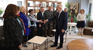 Başkan Erdem'e teşekkür ziyareti