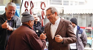 Başkan Ergin vatandaşlarla buluşmalarına devam ediyor