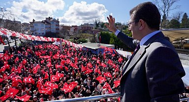 Başkan İmamoğlu halk buluşmasına Şile'den başladı