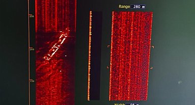 Batan gemi 51 metre derinlikte tespit edildi!