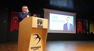 Beylikdüzü Belediye Başkanı Mehmet Murat Çalık, Beylikdüzü'ndeki apartman görevlileriyle buluştu