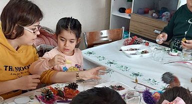 Bilecik Pazaryeri'nde çocuklar 'kar küreleri' ile hayallerini süsledi