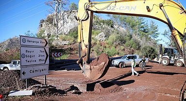 Bozburun içme suyu hattında 10 kilometre daha tamamlandı