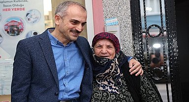 Bünyamin Çiftçi, çarşı pazar geziyor