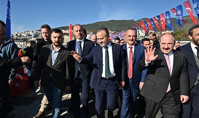 Bursa’da Gemlik Sahili düzenleme çalışmalarının temeli atıldı