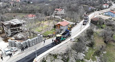 Büyükşehir'den İbradı'ya sıcak asfalt