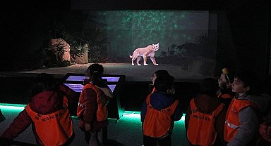 Çankayalı Minikler Dijital Hayvanat Bahçesi'ni Gezdi