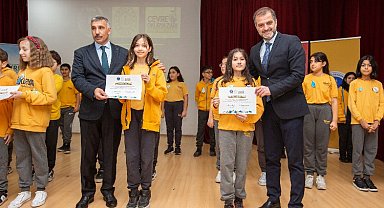Çevre okuryazarı gençler ödüllendirildi