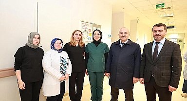 Cumhur İttifakı Adayı Büyükgöz'den Hastalara Moral Ziyaretleri