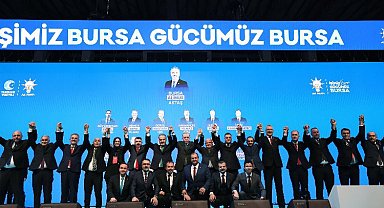 Cumhurbaşkanı Erdoğan, AK Parti Bursa belediye başkan adaylarını açıkladı