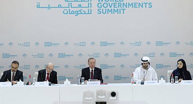 Cumhurbaşkanı Erdoğan'dan Dubai'de ikili görüşmeler