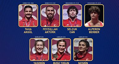 Cumhurbaşkanı Erdoğan'dan millî güreşçilere tebrik