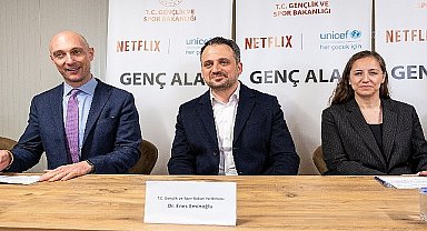 Depremin 1. yılında Gençlik ve Spor Bakanlığı, UNICEF ve Netflix tarafından Genç Alan'a ortak ziyaret