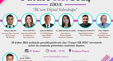 Fütürist Ufuk Tarhan "Future HR2024" Zirvesi için Bursa'ya geliyor
