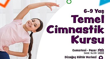 Gölcük Belediyesi tarafından tadilatı tamamlanarak yenilenen Düzağaç Kültür Merkezi'nde temel cimnastik kursu başlıyor