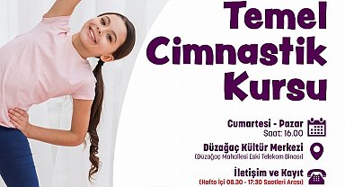 Gölcük'te temel cimnastik kursu başlıyor