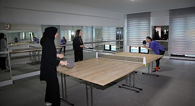 Günebakan Anne Şehir'de masa tenisi turnuvası