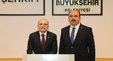 Hazine ve Maliye Bakanı Şimşek Başkan Altay'ı Ziyaret Etti
