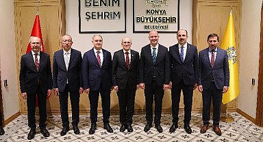 Hazine ve Maliye Bakanı Şimşek Başkan Altay'ı ziyaret etti