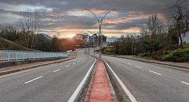Hoca Ahmet Yesevi Caddesi duble yola kavuştu