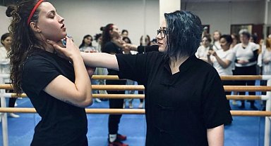 Kadına şiddete son! Kadınlara savunma eğitimi