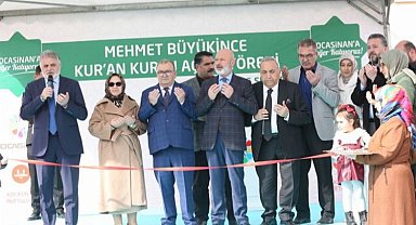 Kayseri Kocasinan'da Mehmet Büyükince Kur'an Kursu açıldı