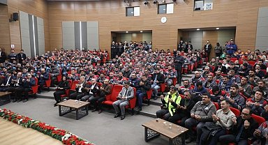 Kayseri Melikgazi personeline deprem teşekkürü