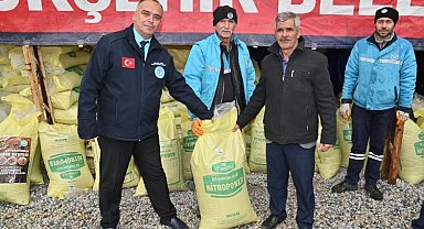 Kırkağaçlı üreticilere destek