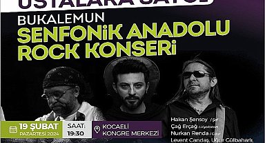 Kocaeli Büyükşehir'den Anadolu Rock'un ustalarına saygı konseri