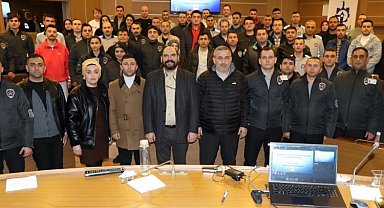 Kocaeli Büyükşehir'de güvenlik personeline oryantasyon