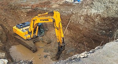 Kocaeli'de dere üzerindeki köprüde iyileştirme