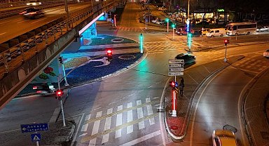 Kocaeli'de sinyalize kavşaklarda yenileme çalışması