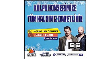 Kolpa Kemer'de konser verecek