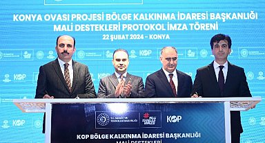 Konya için 22 tarımsal projenin imzaları atıldı