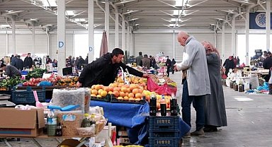 Konya Selçuklu'da Kapalı pazarlarla konforlu alışveriş