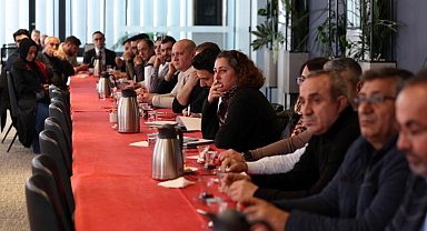 KTO'da madenciler sorun ve taleplerini Vekil Özsoy ile Cıngı'ya iletti