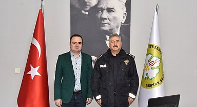 Manisa İl Emniyet Müdürü Aktaş'tan Manisa BBSK'ya ziyaret