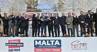 Manisa'da Malta Parkı Katlı Otoparkı'na temel