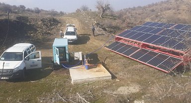 Manisa'da sondaj kuyusuna güneş enerjili çözüm