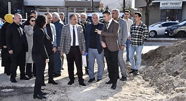 MASKİ Genel Müdürü Burak Aslay çalışmaları yerinde inceledi