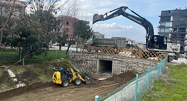 MASKİ'den Ergenekon Mahallesinde dere ve menfez temizliği