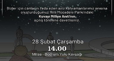 Milas Belediyesi, Milas Şehitleri ve Kuvayı Milliye Anıtı Projesi'ni tamamladı