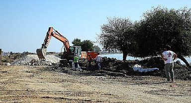 Ören Kanalizasyon Çalışmasının Yüzde 50'si Tamamlandı